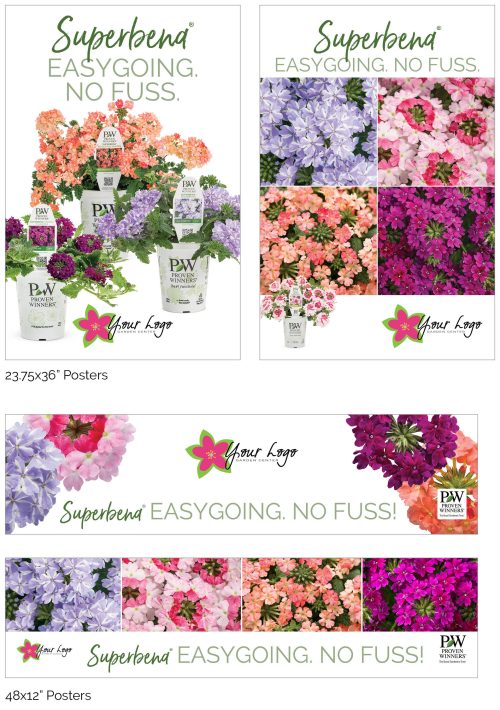 Superbena® Verbena - Easygoing. No Fuss. Signage - Add Your Logo!