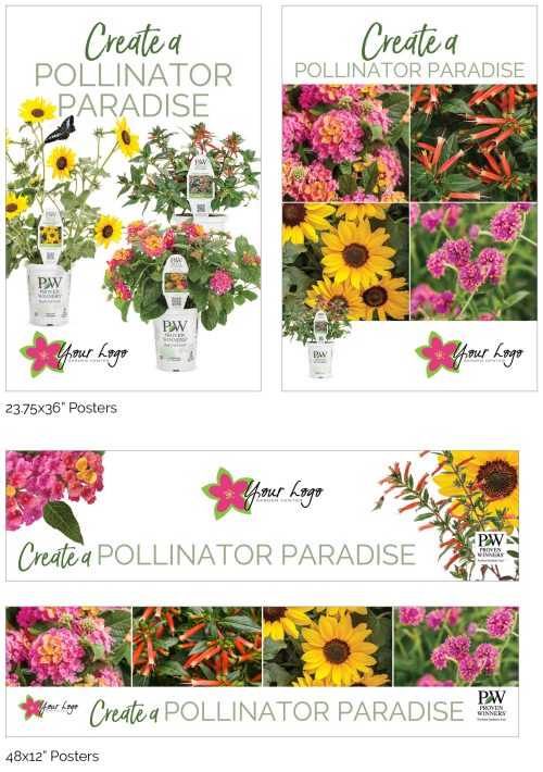 Create a Pollinator Paradise Signage - Add Your Logo!