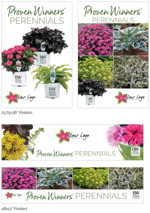 Proven Winners® Perennials Signage - Add Your Logo!