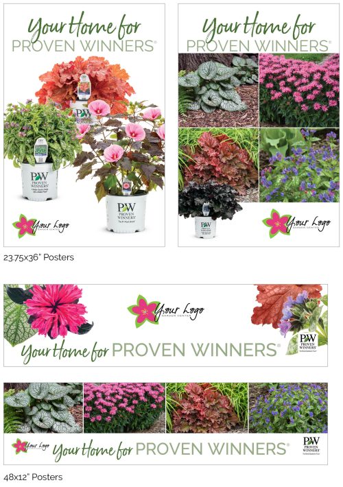 Your Home for Proven Winners® Perennials Signage - Add Your Logo!