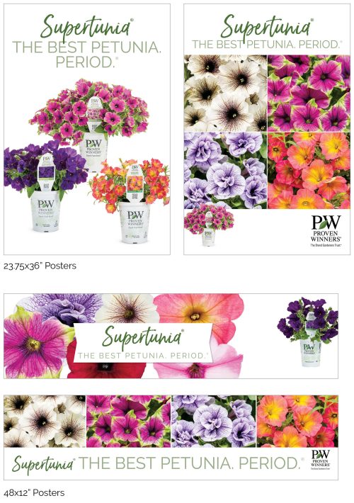 Supertunia® (Petunia) - The Best Petunia. Period. Signage