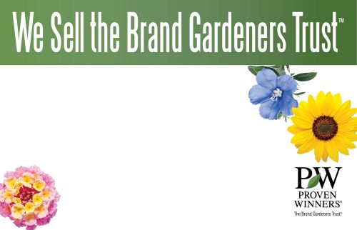 We Sell the Brand Gardeners Trust 11x7" Pricing Benchcard