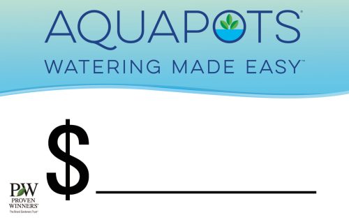 AquaPots® Insert Pricing 11x7" Benchcard