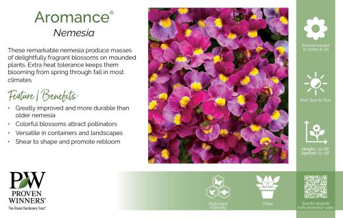 Nemesia Aromance® 11x7" Series Benchcard