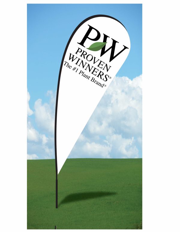 11' Proven Winners Double Sided Teardrop Promo Flag