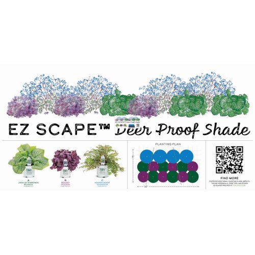 EZ Scapes™ Deer Proof Shade 5x2.5' Banner