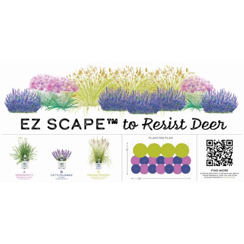 EZ Scapes™ Deer Resistant Sunscape 1 5x2.5' Banner