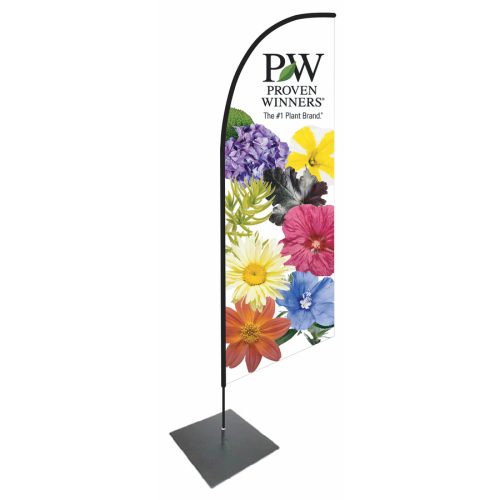 'Annual/Perennial/Shrub 9' Feather Flag w/ Base